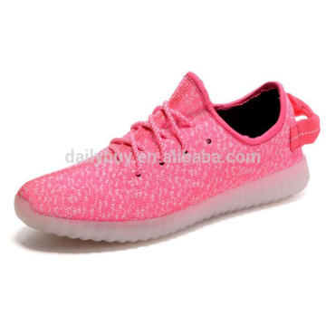 Youth USB Charging new design Yeezi led shoes led casual shoes